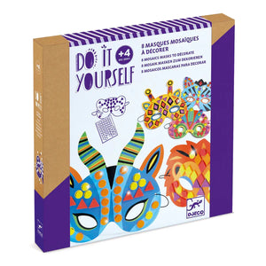 Djeco - DIY Mosaics - Mask - Jungle Animals - FSC Mix