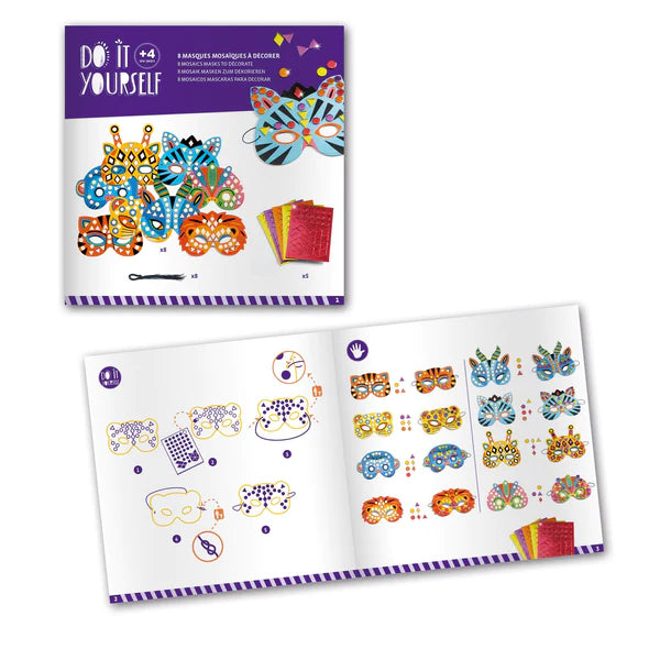 Djeco DIY Mosaics Kit - Jungle Animals Mask