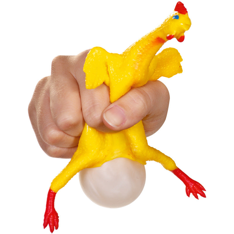 EGG LAYING RUBBER CHICKEN