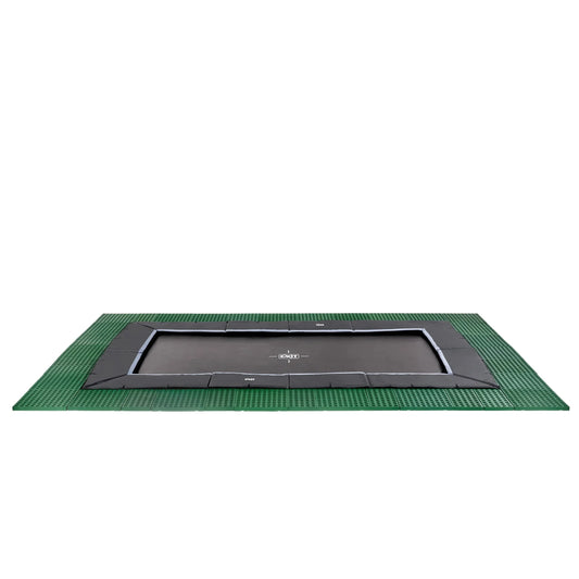 EXIT Dynamic GroundLevel Rectangular Trampoline - 9 x 15 Ft