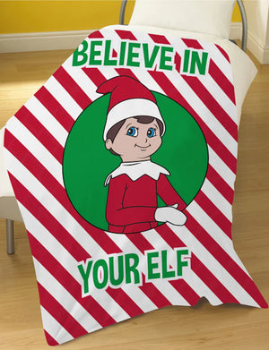 Elf on the Shelf “Believe in your Elf” Throw
