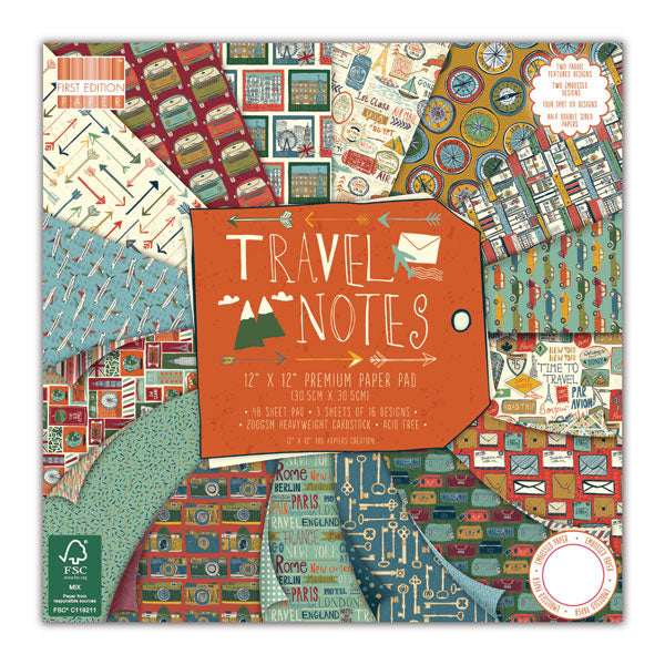 FE KALEIDESCOPE 12X12 TRAVEL NOTES