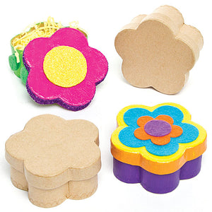 Flower Craft Boxes (Pack of 4)