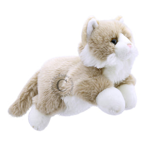Full-Bodied Puppets: Cat (Beige & White)