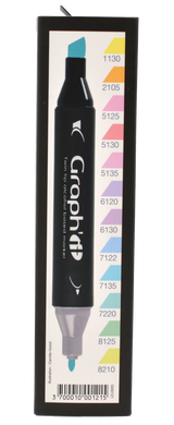 GRAPH'IT Double Ended Alcohol Markers - Kawaii (Set of 12)