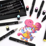GRAPH'IT Double Ended Alcohol Markers - Kawaii (Set of 12)