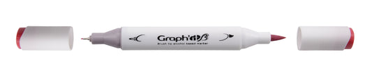 GRAPHIT BRUSH & EXTRA FINE Set 12 markers-Mix Grey