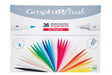 GRAPH'IT Brush Double Tip Alcohol Markers - Essential (Set of 36)
