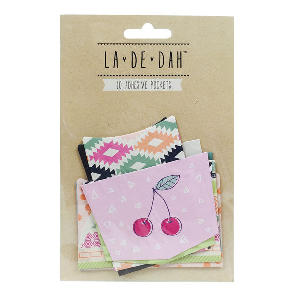 La De Dah Adhesive Pockets 10pk