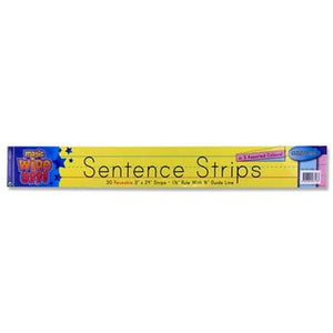 Pkt.30 Wipe-off Sentence Strips 3