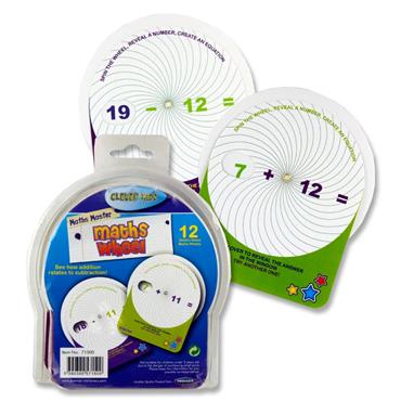 Kid Math Rotationg Wheel Set CLEVER KIDZ MATHS WHEEL