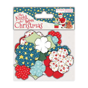 The Night Before Christmas Paper Blossoms