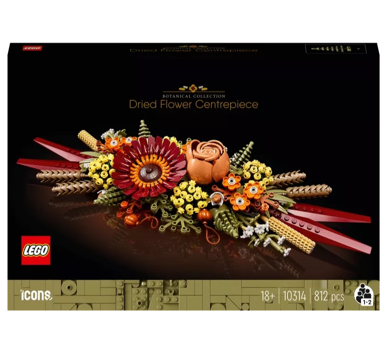 Lego Dried Flower Centerpiece