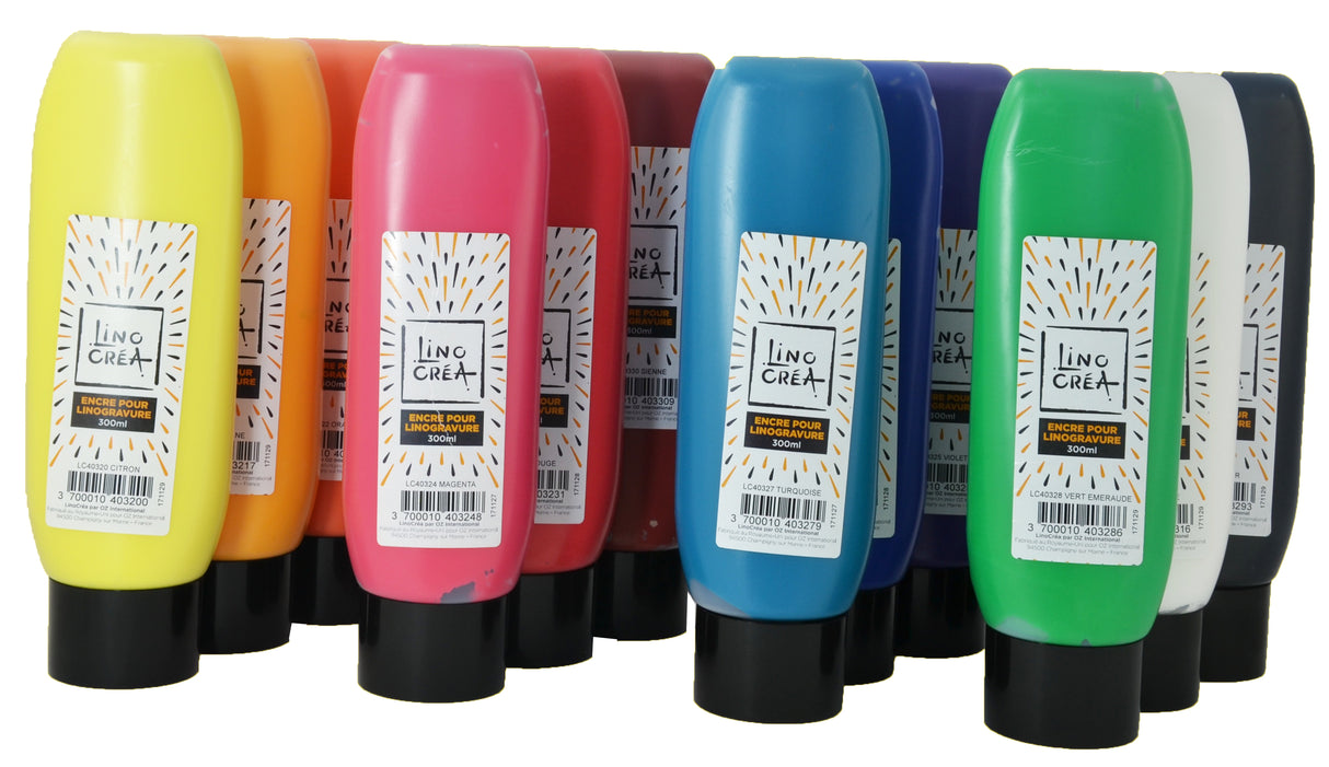 Block Printing Ink 300 ml - Red - 24