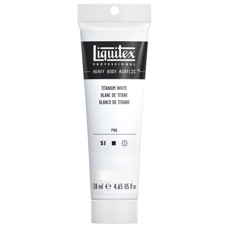 Liquitex Heavy Body Acrylic Paint 138ml - Titanium White