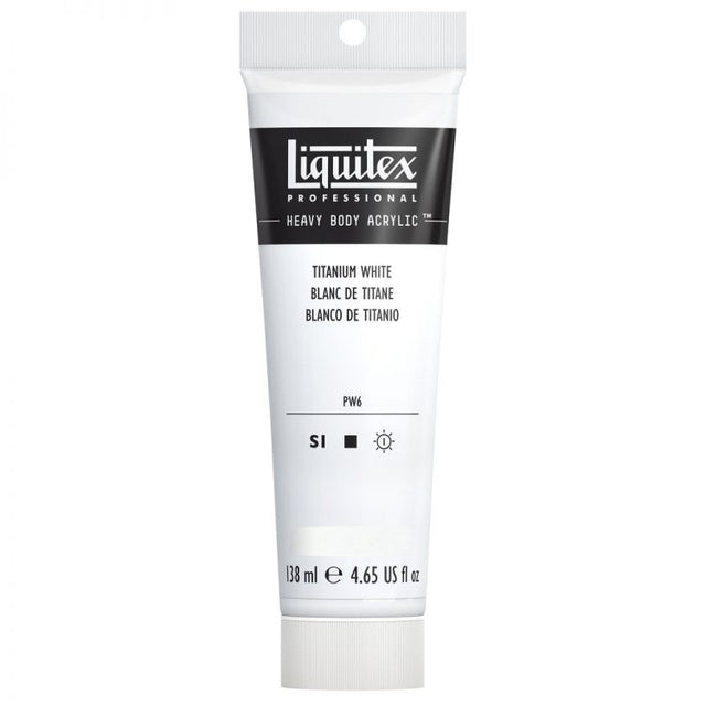 Liquitex Heavy Body Acrylic Paint 138ml - Titanium White