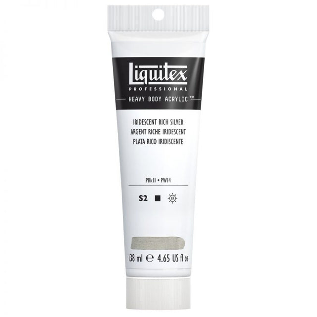 Liquitex Heavy Body Acrylic Paint 59ml - Iridescent Rich Silver (S2A)