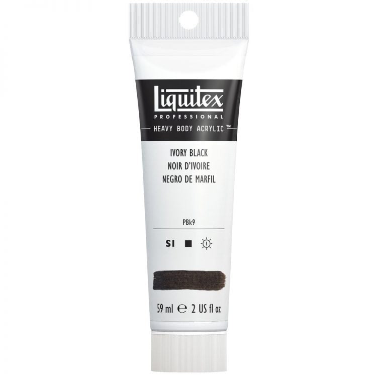 Liquitex Heavy Body Acrylic Paint 59ml - Ivory Black