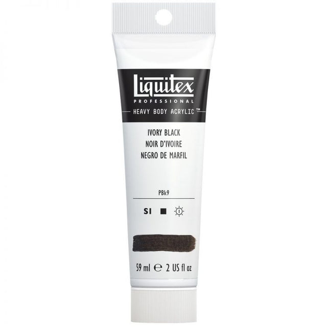 Liquitex Heavy Body Acrylic Paint 59ml - Ivory Black
