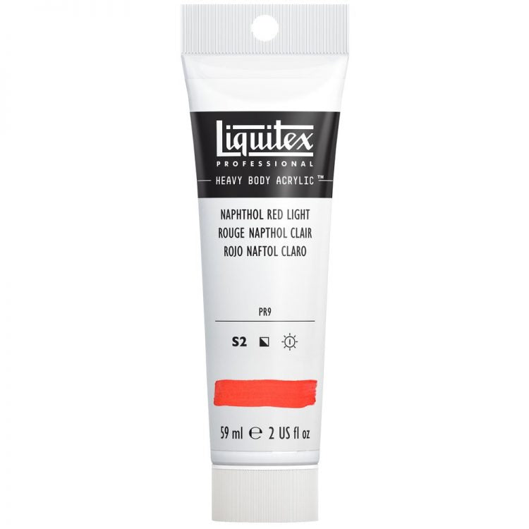 Liquitex Heavy Body Acrylic Paint 59ml - Naphthol Red Light (S2)