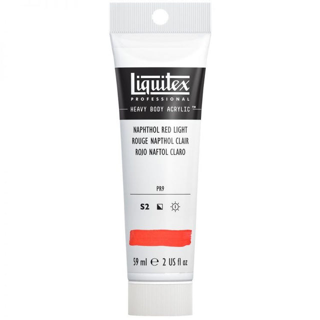 Liquitex Heavy Body Acrylic Paint 59ml - Naphthol Red Light (S2)