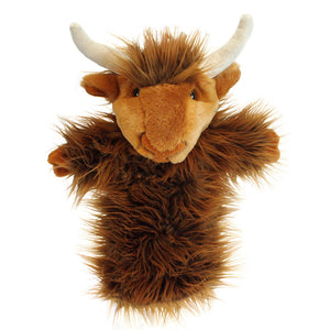 Long-Sleeved Glove Puppets: Cow (Highland)