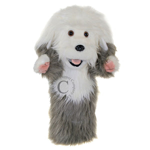 Long-Sleeved Glove Puppets: Old English Sheepdog