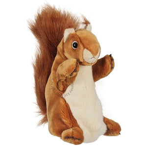 Long-Sleeved Glove Puppets: Squirrel (Red)