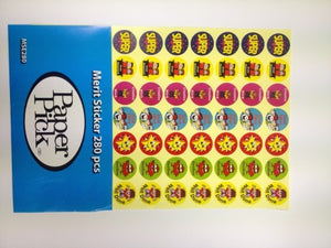 English Merit Stickers 280 Stickers