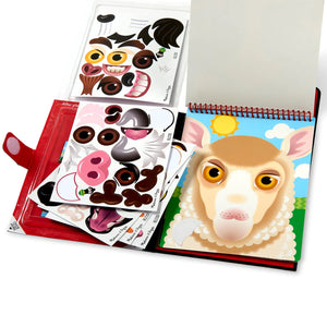 Make-a-Face Reusable Sticker Pad - Farm