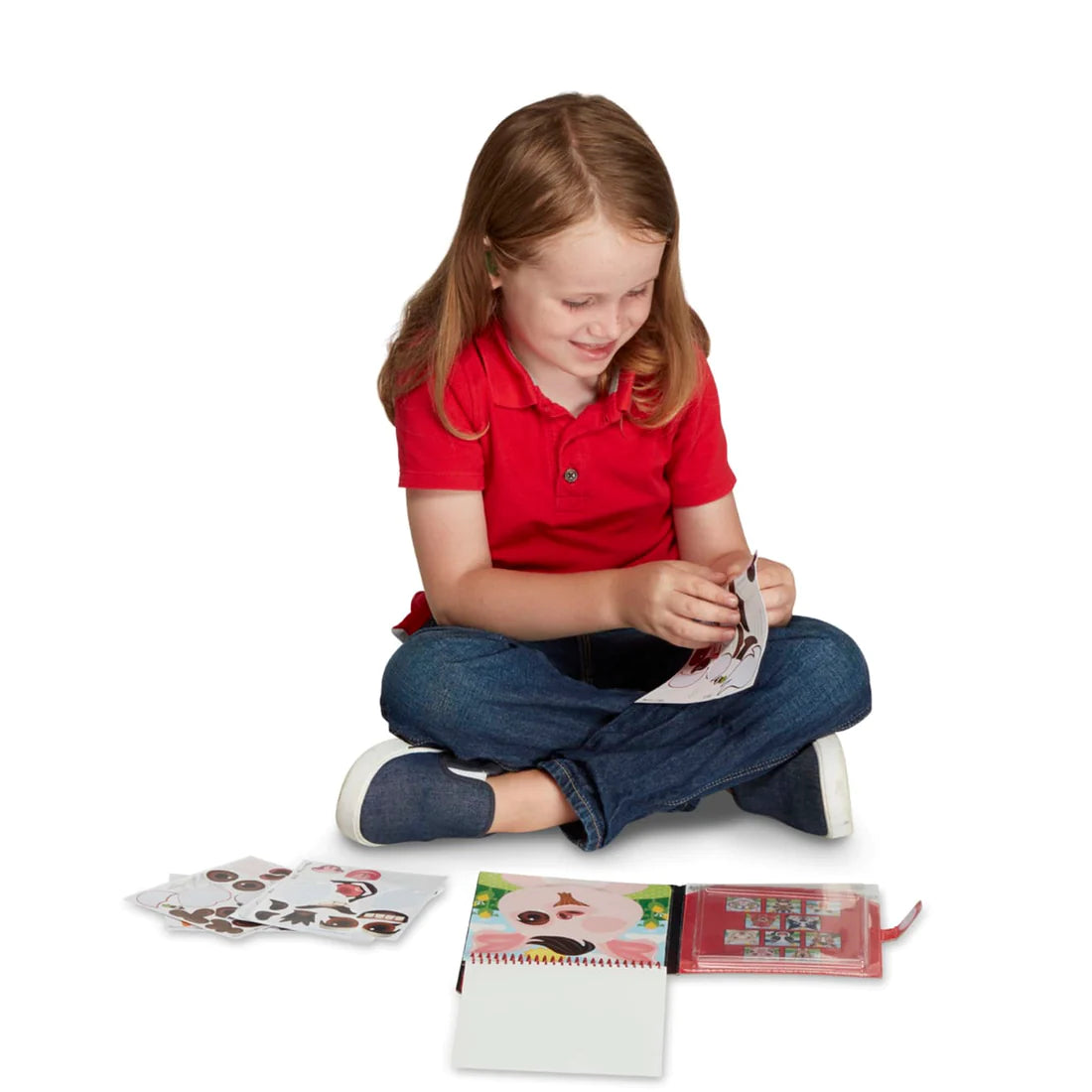 Make-a-Face Reusable Sticker Pad - Farm