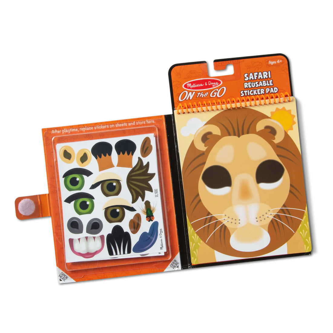 Make-a-Face Reusable Sticker Pad - Safari