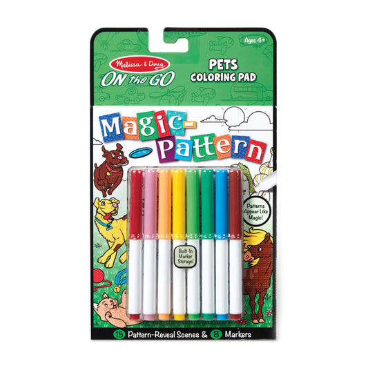 Magic Pattern Colouring Pad Pets