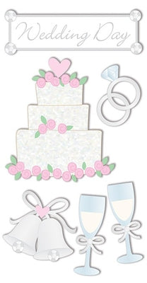 Wedding Cake Large Sticker Sheet