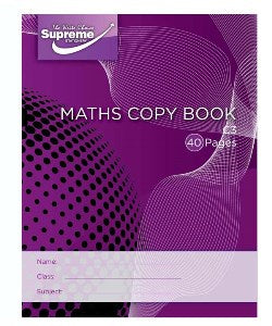Supreme C3 Maths Copy Book 