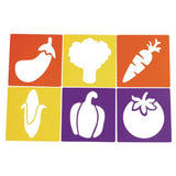 Fruit & Vegetable Stencils Set of 12