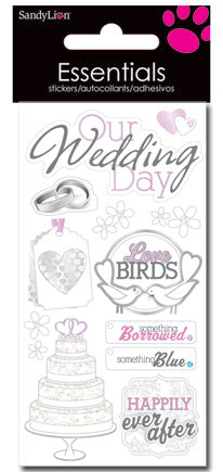 Essentials Large Stickers - Wedding Day Stickers