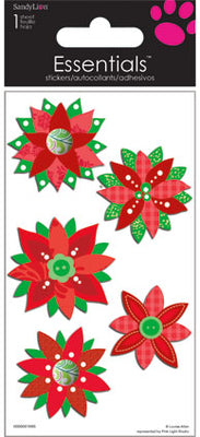 Essentials Sticker Sheet - Poinsettia