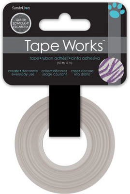 TAPE WORKS GLITTER ZEBRA WASHI TAPE