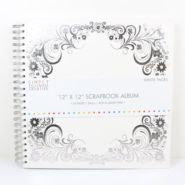 Simply Creative Album 12x12 - White with Border