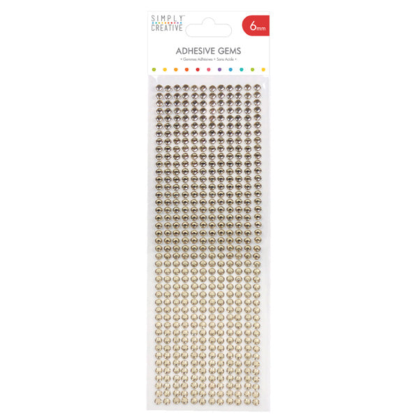 SC 6mm Gems - 504Pk Gold