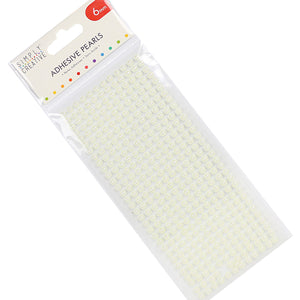 Simply Creative 6mm Pearls - 372 Pack Ivory
