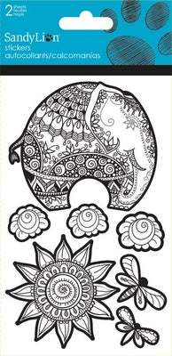 Colour Me Mendi Foil Sticker