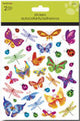 SANDYLION FOLDOVER STICKER-BUTTERFLIES