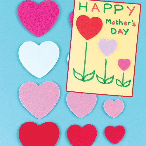 Self-Adhesive Foam Hearts (Pack of 150)