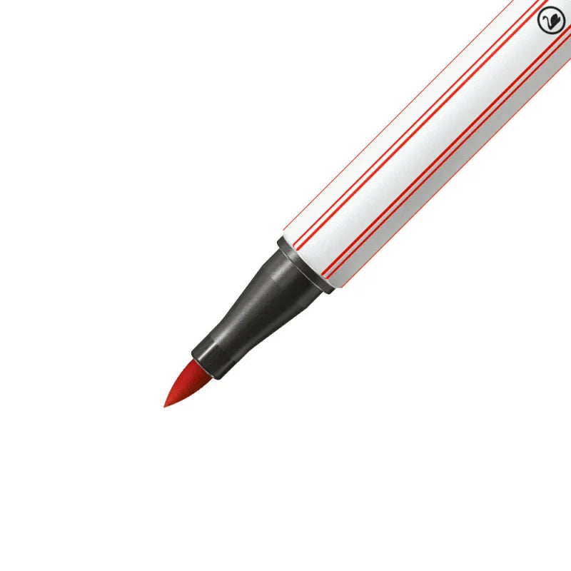 Premium felt-tip pen with brush tip STABILO Pen 68 brush