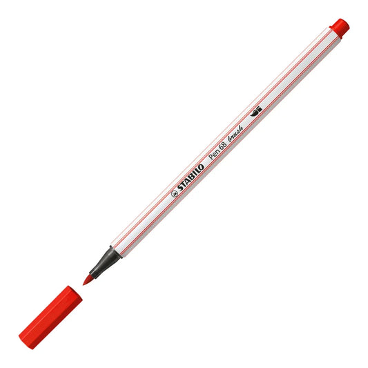 Premium felt-tip pen with brush tip STABILO Pen 68 brush