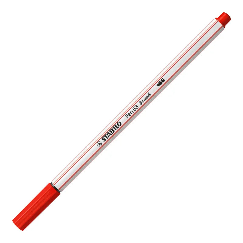 Premium felt-tip pen with brush tip STABILO Pen 68 brush