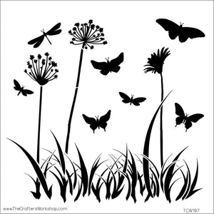 Mini Template Butterfly Meadow