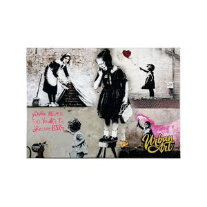 Urban Art: Banksy - Girl on a Stool Puzzle